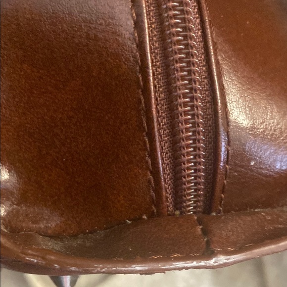 Brown Crocodile Pattern Bag and Wallet Set - Picture 15 of 16